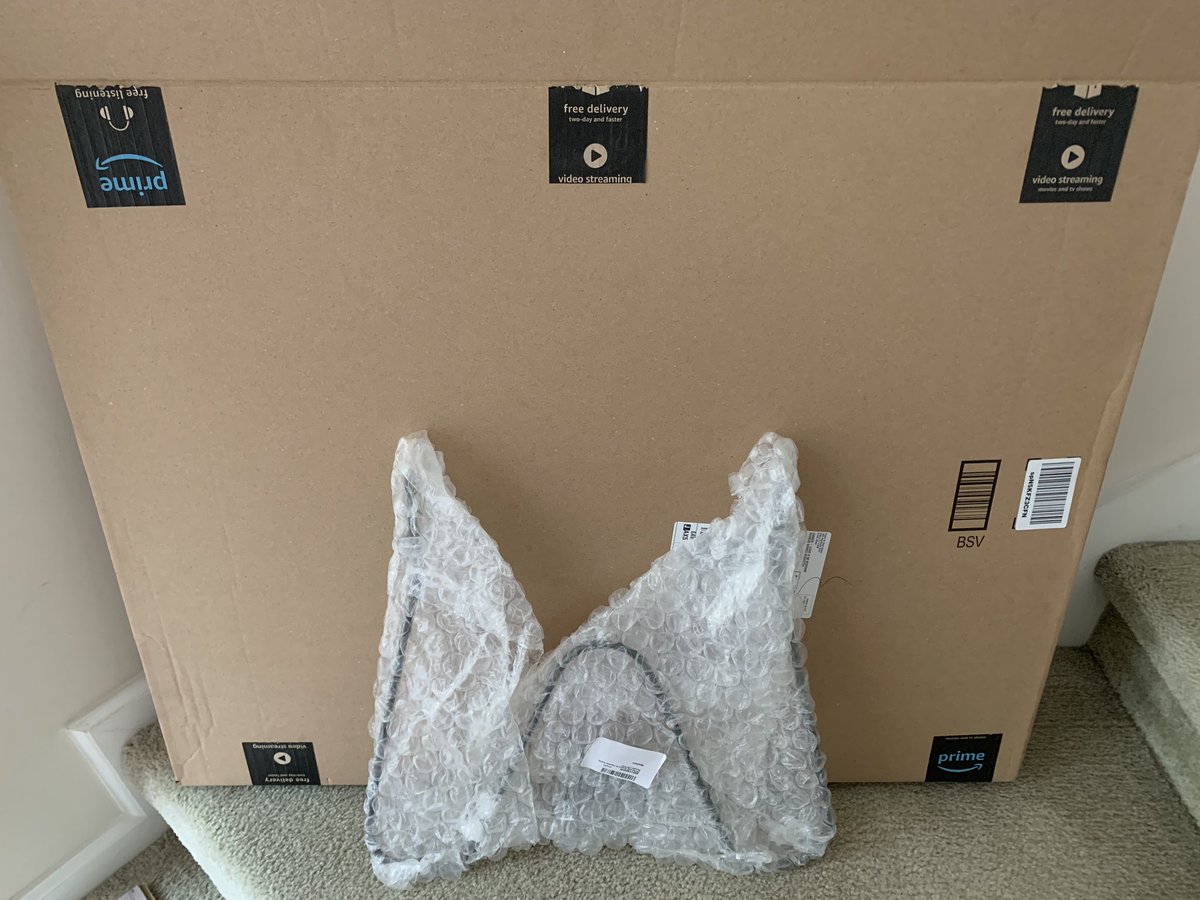 nolejp's tweet photo. @amazon So Amazon, my stove replacement part came in today in a box that is 2.5 times the size of the part.  Why are you wasting good resources?   Talk to your packaging people.  This is unnecessary #whatAwaste https://t.co/8wUVU0u4rs