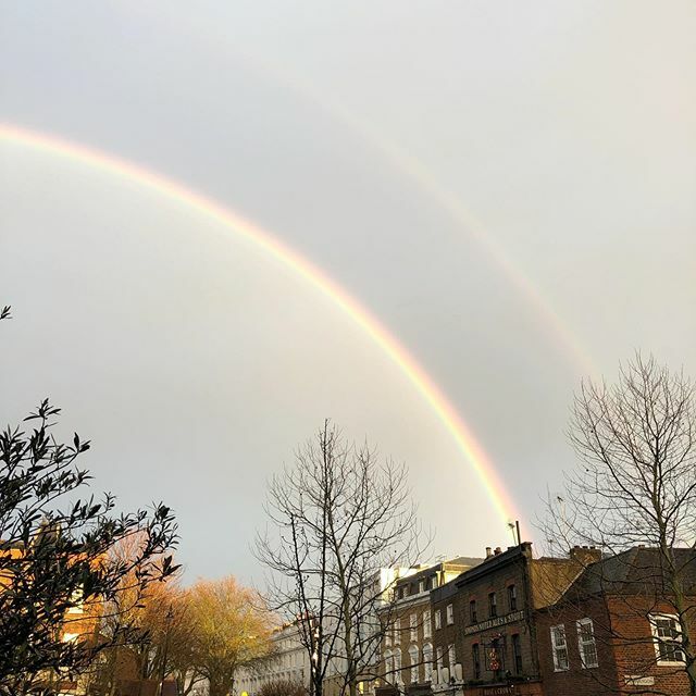 🌈 x 2 #rainbow #double #claphamoldtown #rainyday #overtherainbow #birksen #weather #greyday #🌈 #sw4 ift.tt/2v7AiU2