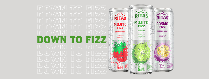 DonnewaldDist's tweet photo. Down to fizz!

Introducing, RITAS Fizz! This new product is inspired by the classic cocktail, and is launching in Mojito and Cosmo styles. Can you say delicious? It's fruity, fizzy, and the perfect way to kickoff the springtime.

#RITASFizz #NewArrival #Mojito #Cosmo #DonnDist https://t.co/NaiRMN4koi
