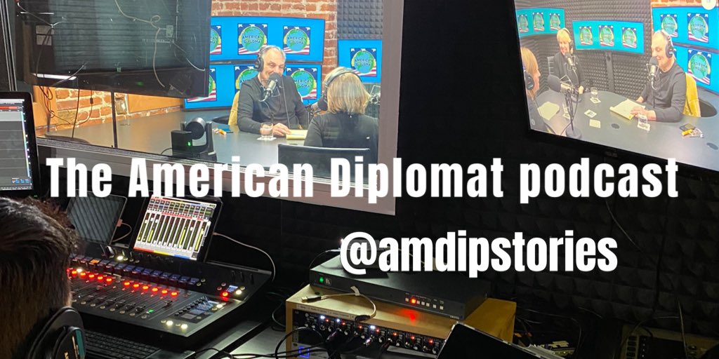 Recording now new <a href="/amdipstories/">American Diplomat Podcast</a>!
