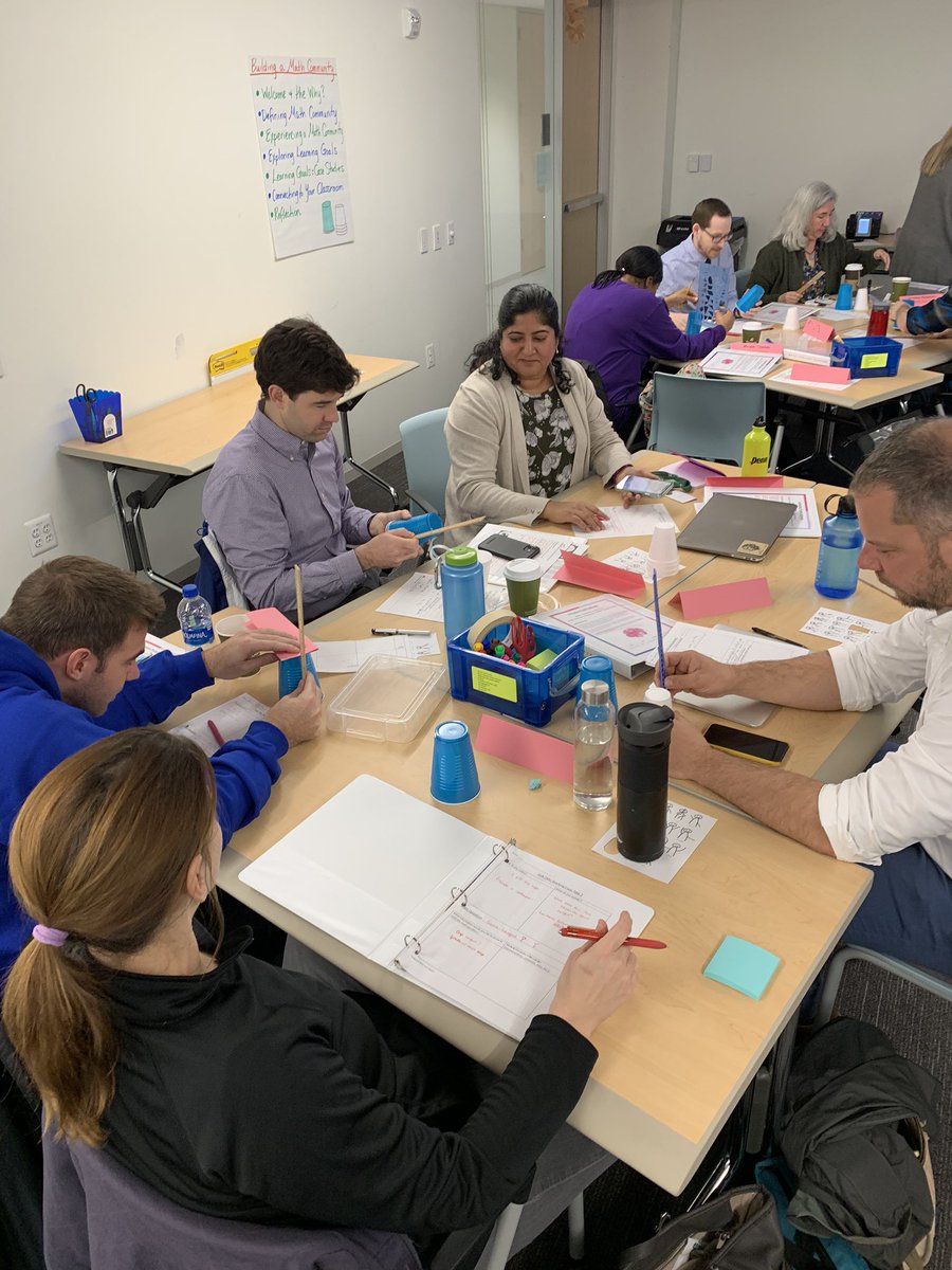 APSMath's tweet photo. Love watching all of these HS admin tackle a rich math task! @YorktownHS @wakefieldchief @APSCareerCenter @GeneralsPride https://t.co/QJcFrubdtI
