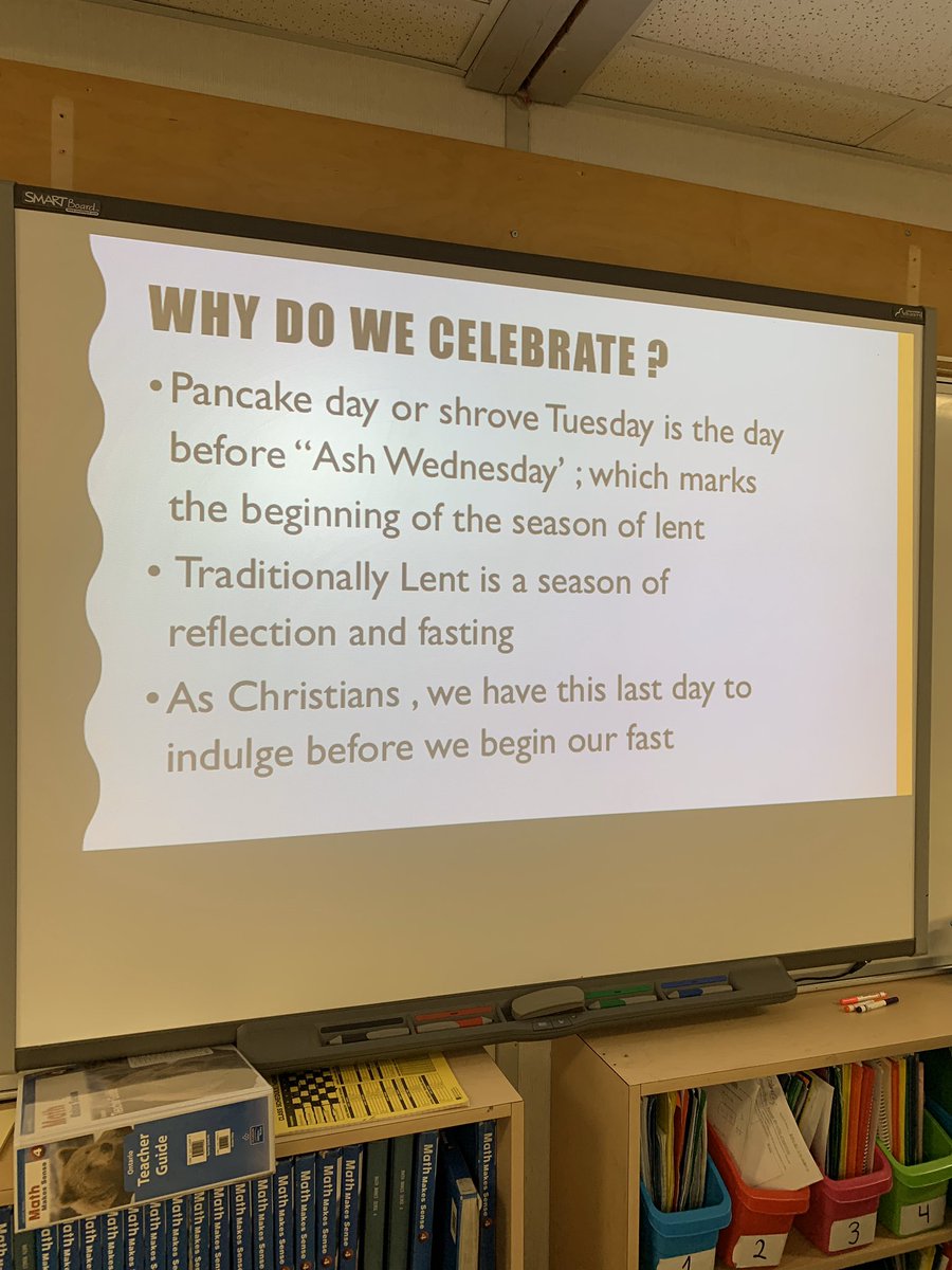 mskurnikk's tweet photo. Today the students learned about the significants of Pancake Tuesday and why we celebrate ! We had some great discussion , worked on some activities  and of course ate pancakes! 😊🥞🙏 #shrovetuesday #beginningoflent @stpetersmilton https://t.co/0HXHsBjjuy