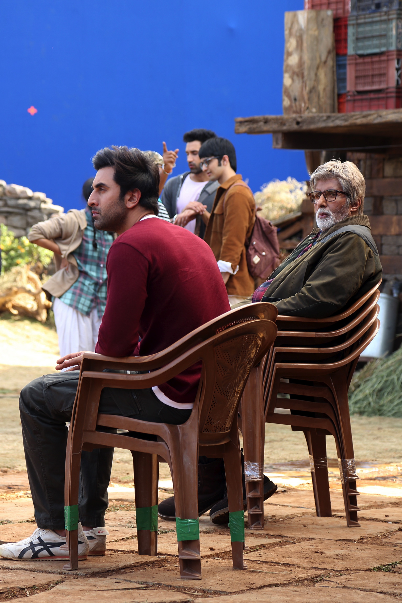 Image Image Shooting Amitabh Bachchan and Ranbir Kapoor