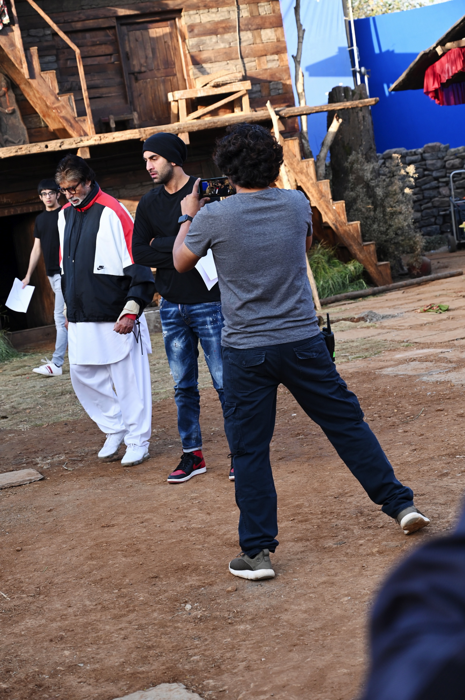 Image Shooting Amitabh Bachchan and Ranbir Kapoor