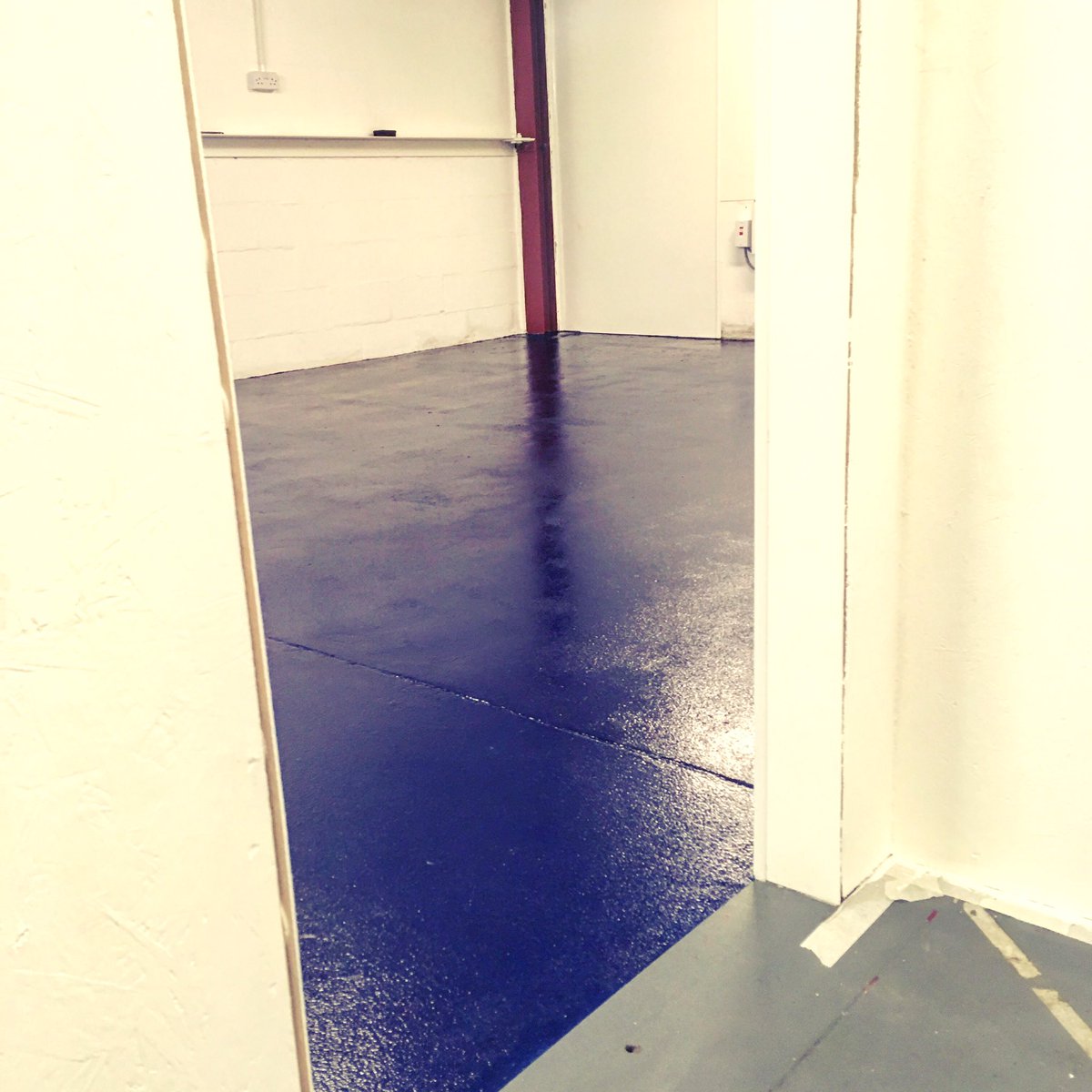 New kitchen floor looking shiny. #commercialkitchen #chutneykitchen #businessdevelopment #salsaready