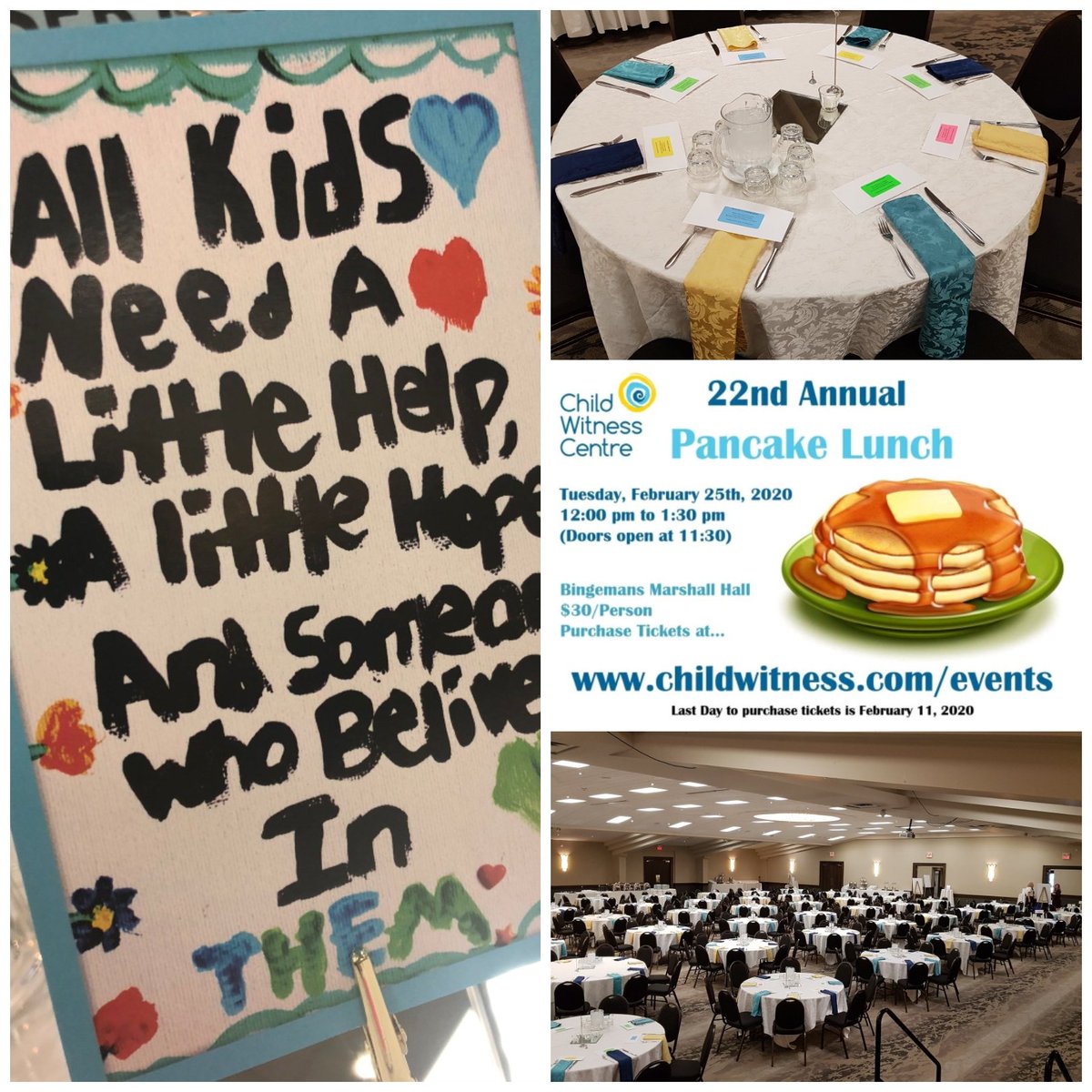 jackielauer's tweet photo. Honoured to be @ChildWitnessCtr #PancakeLunchCWC . Amazing community turnout. https://t.co/NlziHfTrrY