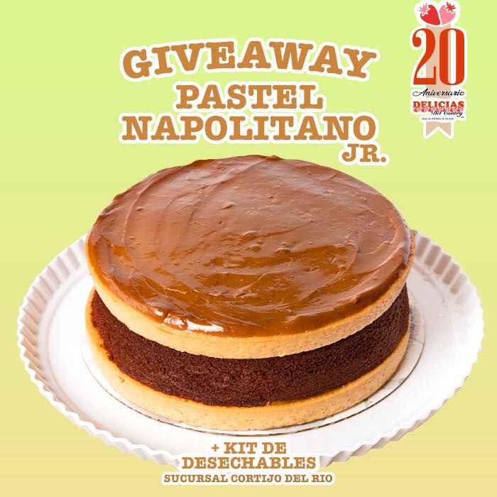 Delicias_Fans's tweet photo. GIVEAWAY ALERT⚠️
Regalaremos un Pastel Napolitano Jr.+Un kit de desechables para todos los Delicias Fans, haz lo siguiente:
-Subir un ticket de compra de la sucursal Cortijo Del Río en los comentarios de FB ¡Y listo ya estás participando! El sorteo es el 29 de Febrero.
Suerte🍀 https://t.co/UsklC00B0v