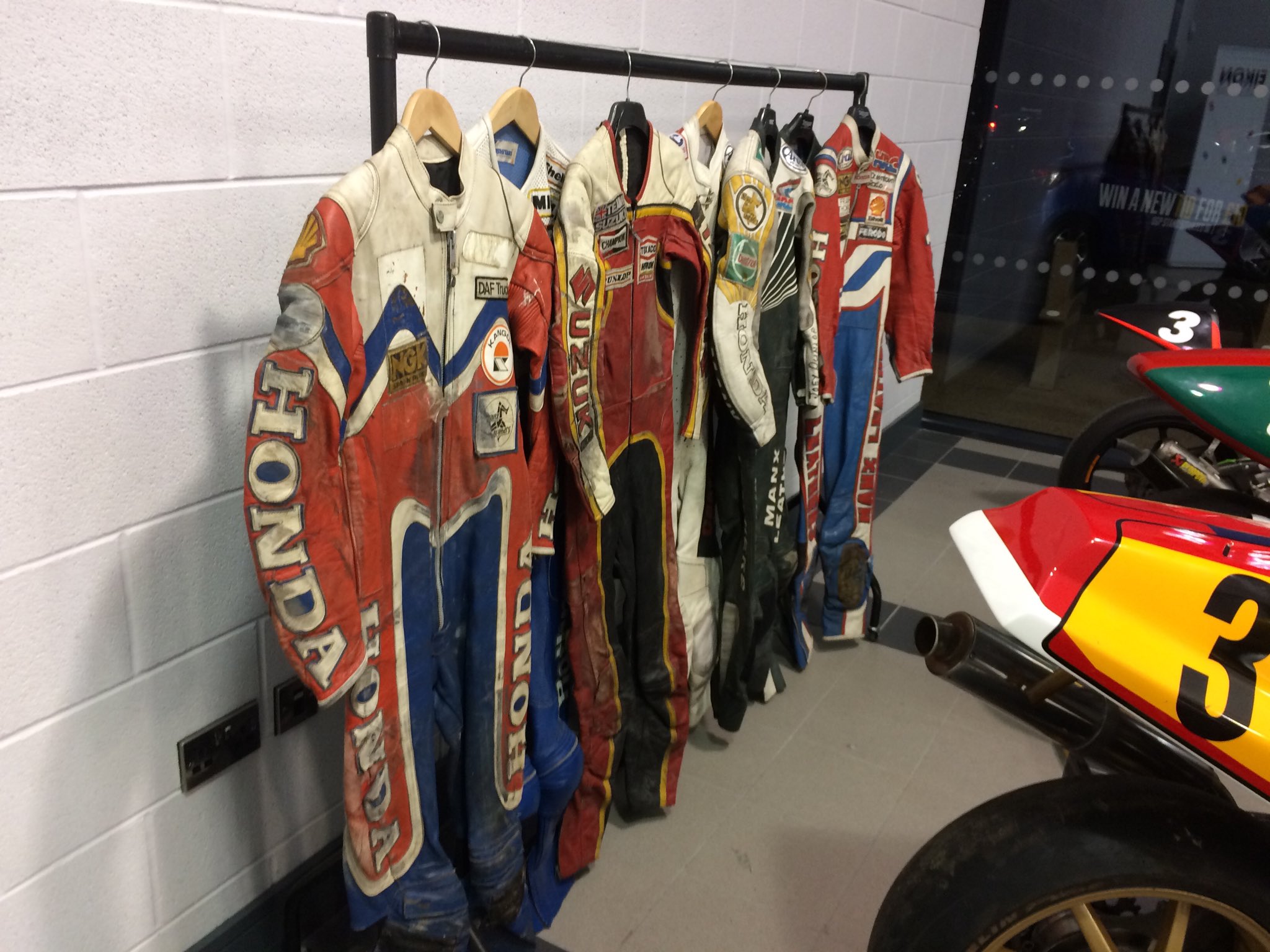 Famous leathers. Happy birthday Joey Dunlop 