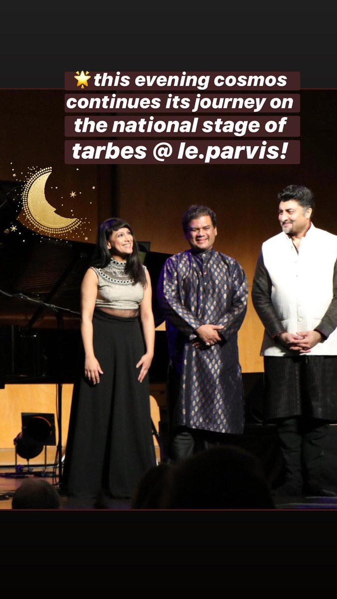 ShaniDiluka's tweet photo. 🌟This evening Cosmos continues its journey on the national stage of Tarbes @ le.parvis! 

🌟Ce soir Cosmos continue sa route sur la Scène Nationlae de Tarbes #LeParvis! 

@WarnerClassics https://t.co/coEbibdLva
