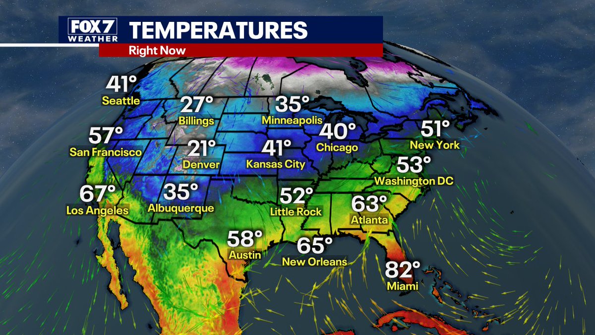 zackshieldsFOX7's tweet photo. Look to the north! More cold air coming. It will arrive tomorrow. Keep jacket handy! #FOX7Austin #atxwx #txwx #winterblast #Februarychill https://t.co/38f7Uml2JE