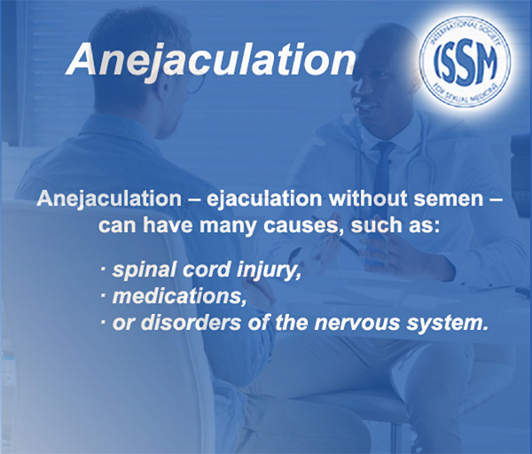 ISSM_INFO's tweet photo. #Anejaculation – ejaculation without semen – can have many causes, such as #SpinalCordInjury, #medications, or disorders of the #NervousSystem. https://t.co/LHhecSJd9N #menshealth #sexhealth @SMSNA_ORG @essm_tweets @MeSexualHealth @Uroweb @AmerUrological https://t.co/xUdkKuUmIC