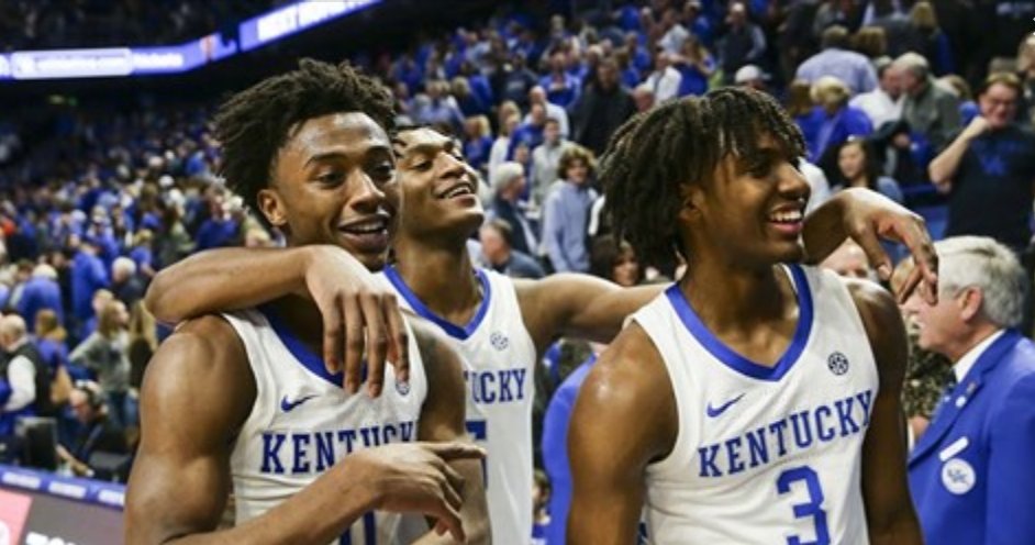 247Sports's tweet photo. ESPN's Joe Lunardi discussed why Kentucky is lagging behind human voters in metrics and projected brackets.

https://t.co/G5DopFbYok https://t.co/ei6jTLmbOk