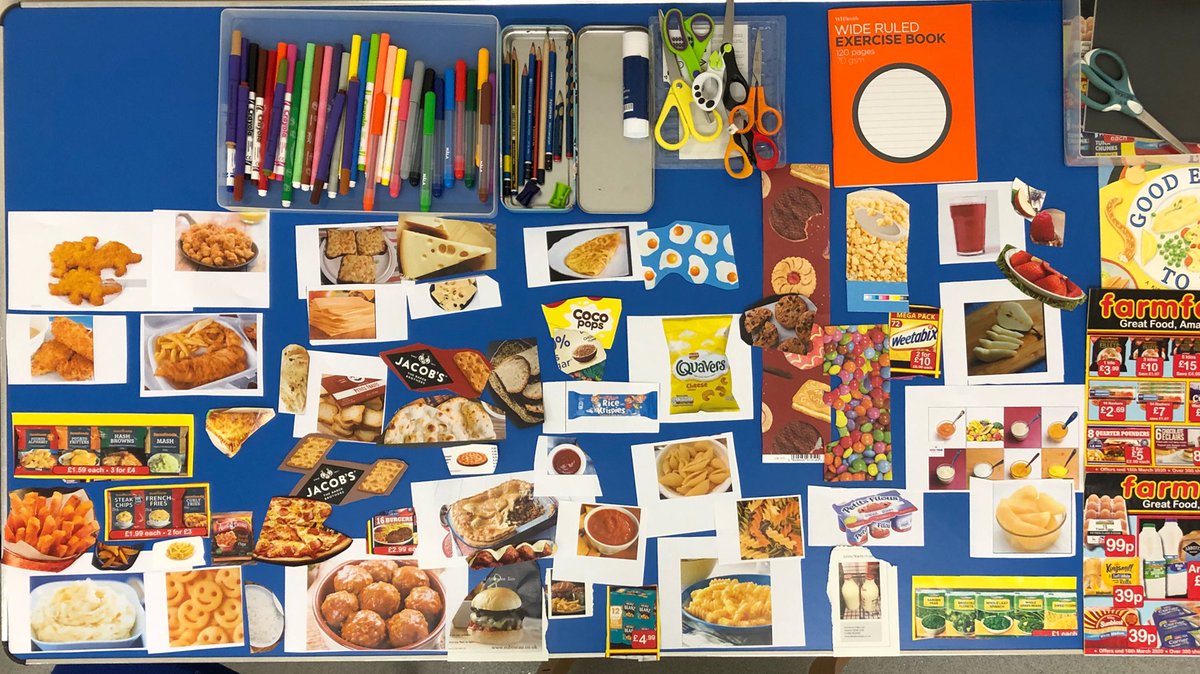 SaskiaGrassie's tweet photo. Creative session to foster ownership of a food notebook - encouraging child to slowly introduce new foods to limited diet. Trying out food scented stickers for a reward (chocolate smells ok, sweet corn & blueberry slightly strange...) #foodchaining #eatinganddrinkingdifficulties https://t.co/xvxak5jIfK
