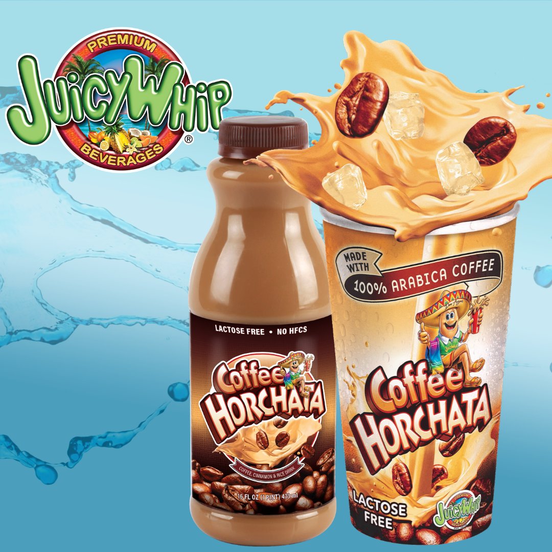 JuicyWhip's tweet photo. Craving a coffee drink with a sweet twist of horchata? Try our Coffee Horchata! An awesome choice for a midweek beverage pick-me-up!
#JuicyWhip #LaVerne #HispanicBeverages #HispanicDrinks #AguasFrescas #JuicyWhipBeverages #BeverageDistributor https://t.co/AkCqljyrd7