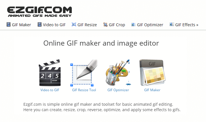 Mike Taylor on X: Animated GIF editor and GIF maker   is a simple online GIF maker and toolset for basic animated  GIF editing where you can create, resize, crop, reverse, optimize