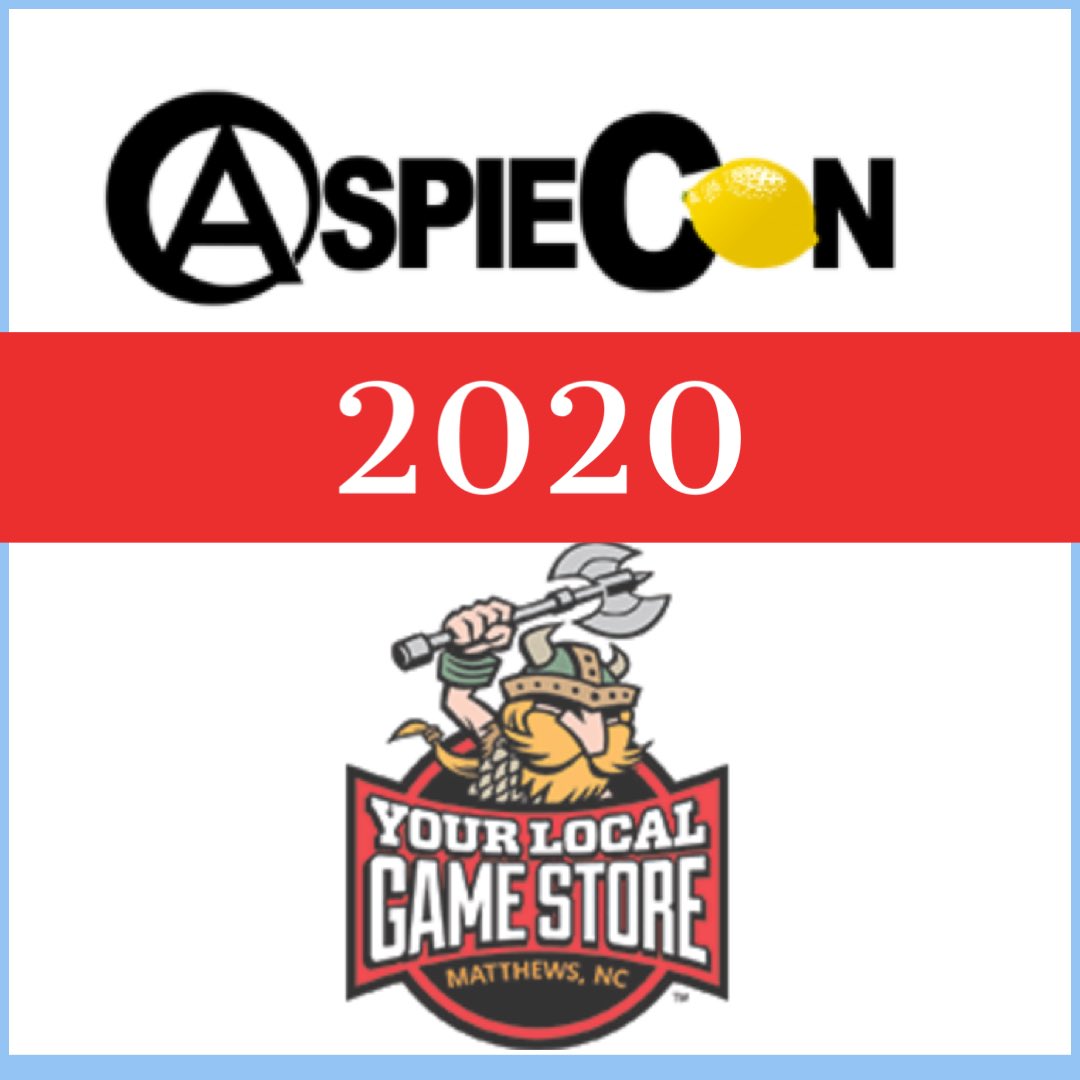 Welcome back Your Local Game Store to #aspiecon2020 ! #aspiecon #autism #aspergers #gaming Come check them out on May 9th, at #AspieCon2020
