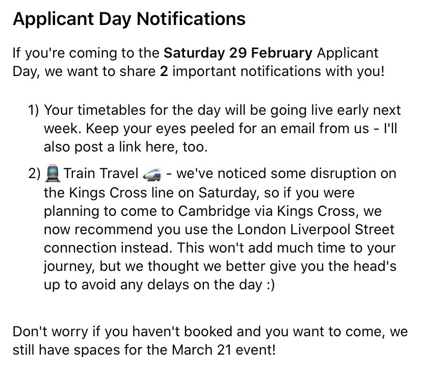 ARUiCentre's tweet photo. Notice for this weekend’s upcoming applicant day! #aru2020 #aruapplicant https://t.co/hgf6j2U392