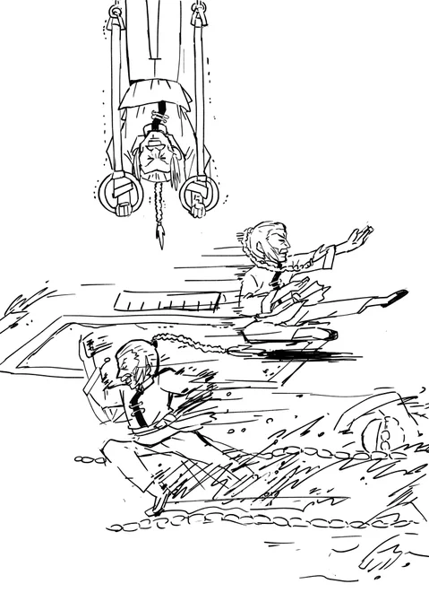 師匠一人で全種目余裕でいけるって落書きを何個かしたうちの何点か 