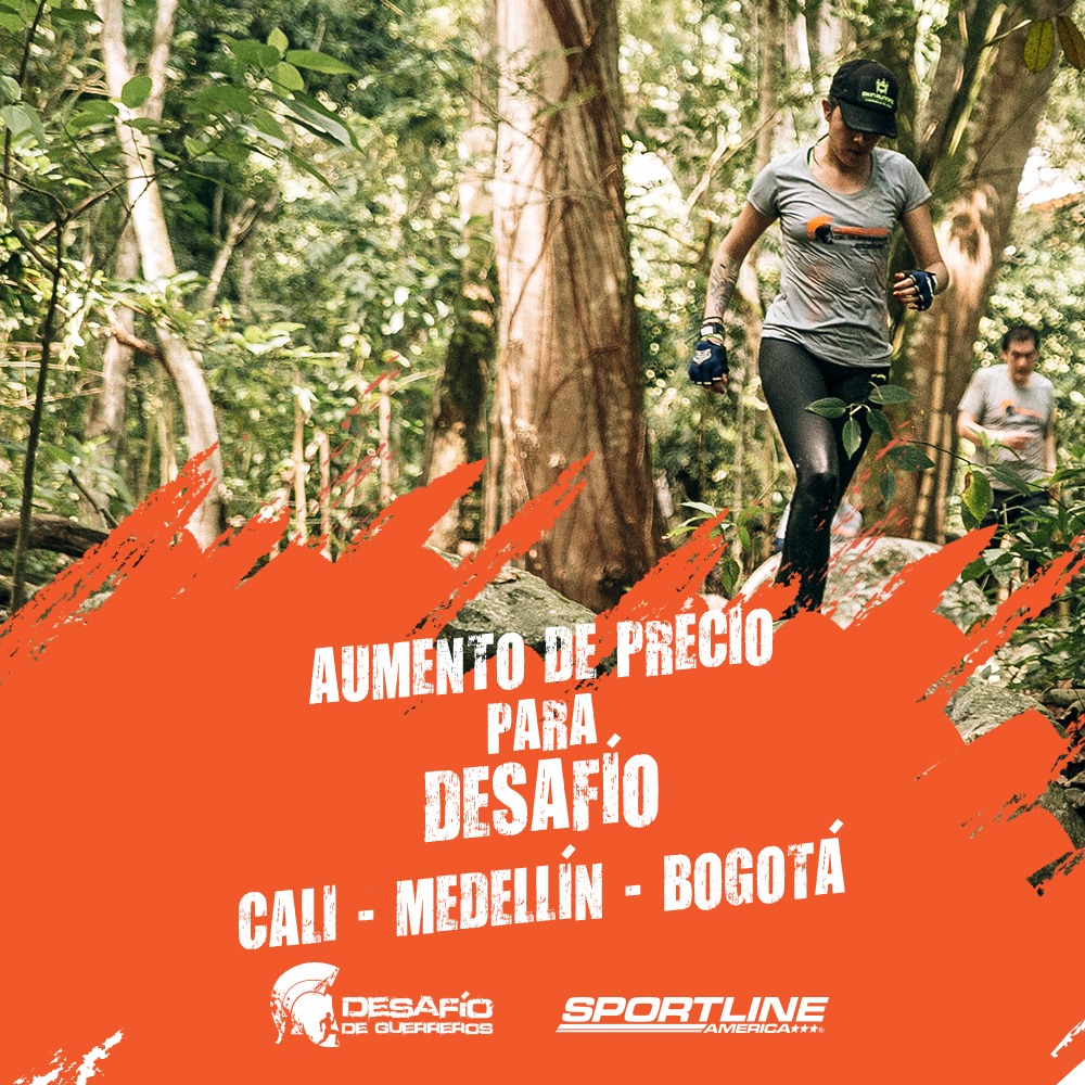 Para los guerreros que aún no se han inscrito a las experiencias que tendremos en el 2020 ¡No esperen hasta lo último para asegurarlo! El próximo 1 de marzo tendremos aumento de precios para: Desafío Cali, Desafío Medellín y Desafío Bogotá. No te quedes sin el tuyo. #FelizMartes
