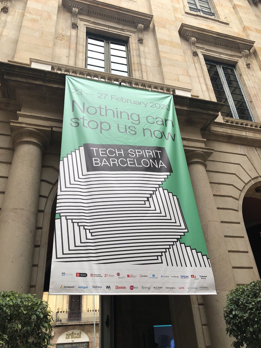 Nothing can stop us now! Puedes palparlo en #TechSpiritBarcelona Join it! @bcntechcity #nothingcanstopusnow #startups #tech #Entrepreneurship