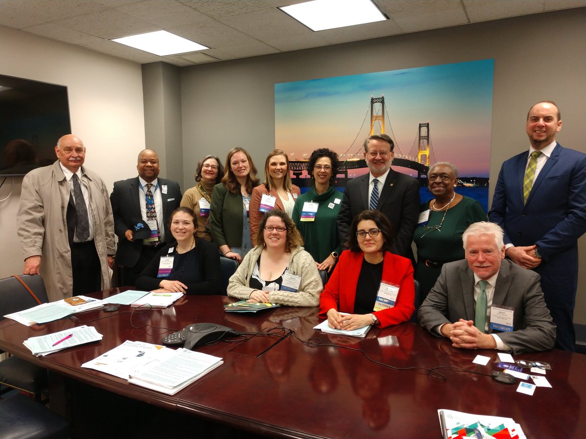 MichiganMuseums's tweet photo. Thank you @SenGaryPeters and Devin Parsons for meeting with with us. Great way to start day two of #museumsadvocacy2020 #mimuseumsadvocacy https://t.co/HyI7sAb1CI