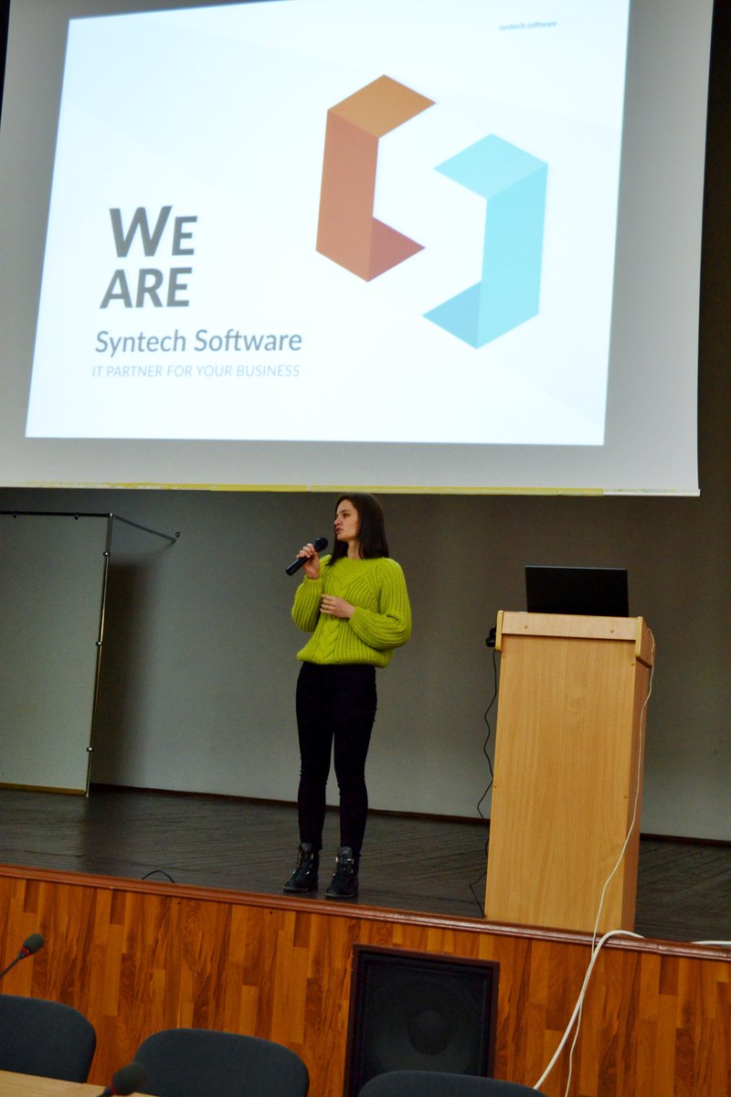 SyntechSoftware's tweet image. Last week we participated in an IT conference at Kryvyi Rih National University. It was really productive and effective to discuss the progress of the sector. And we were really happy to answer the questions from participants. Good to see promising young people!

#itconference