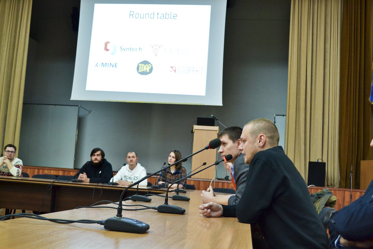 SyntechSoftware's tweet image. Last week we participated in an IT conference at Kryvyi Rih National University. It was really productive and effective to discuss the progress of the sector. And we were really happy to answer the questions from participants. Good to see promising young people!

#itconference