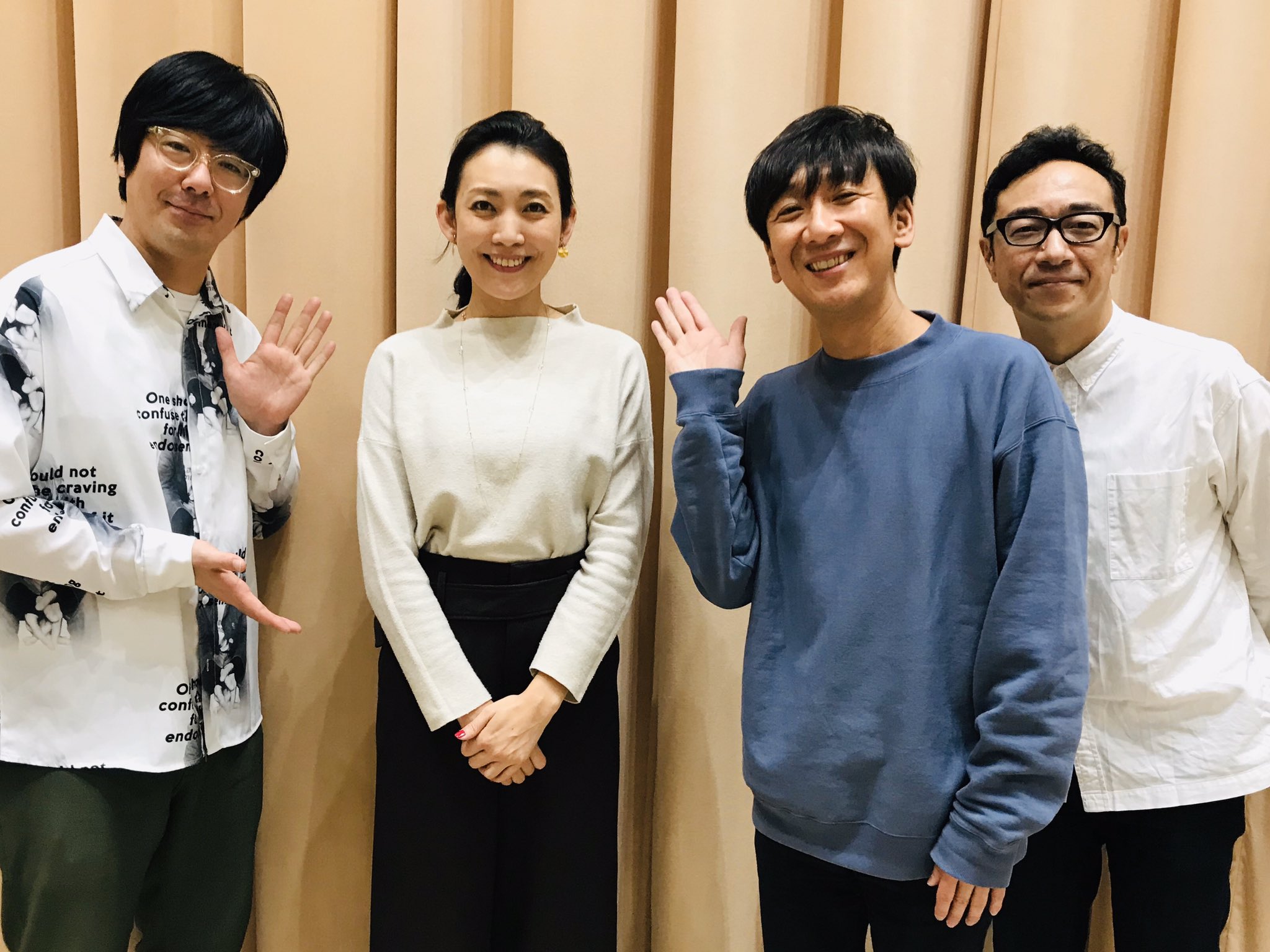 東京03飯塚 Nhkラジオ第1 東京03 の好きにさせるかッ 今日は怒涛の3本録り ゲスト1人目は田中美里さん めちゃくちゃベテランの女優さんなのにわざわざ自宅で練習までしてラジオコントに挑んでくれました ありがたい T Co Ti4wvoemtp Twitter