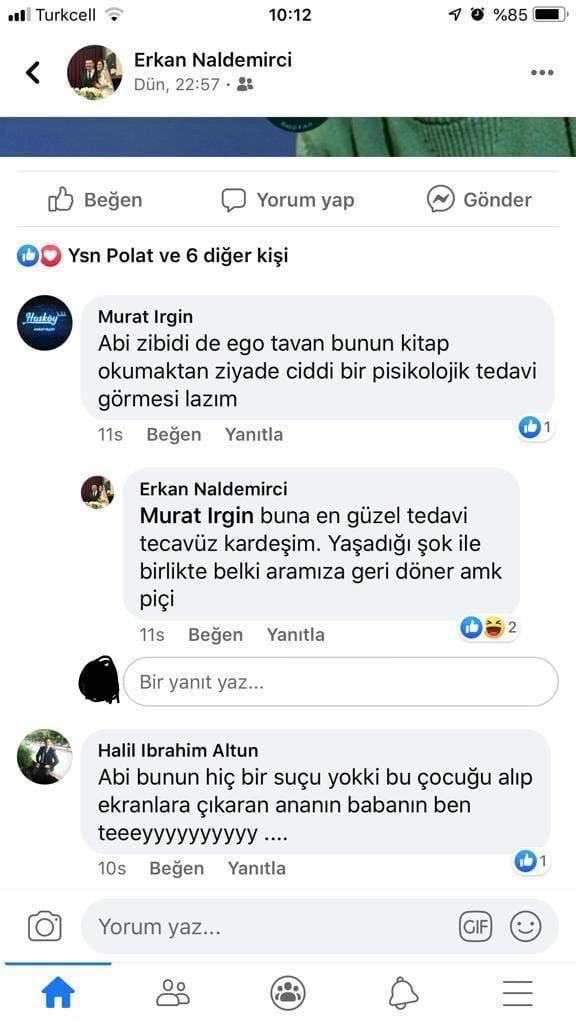 kumtemir_ahmet's tweet photo. 10 yaşındaki çocuğun üslubuna bakın, bir de onu eleştiren Üniversite görevlisi elemanın üslubuna... 
Çocuğa #tecavüz etmekten bahsediyor ruh hastası pedofili sapık. 
"Erhan Naldemirci" https://t.co/fxbaQanNWF