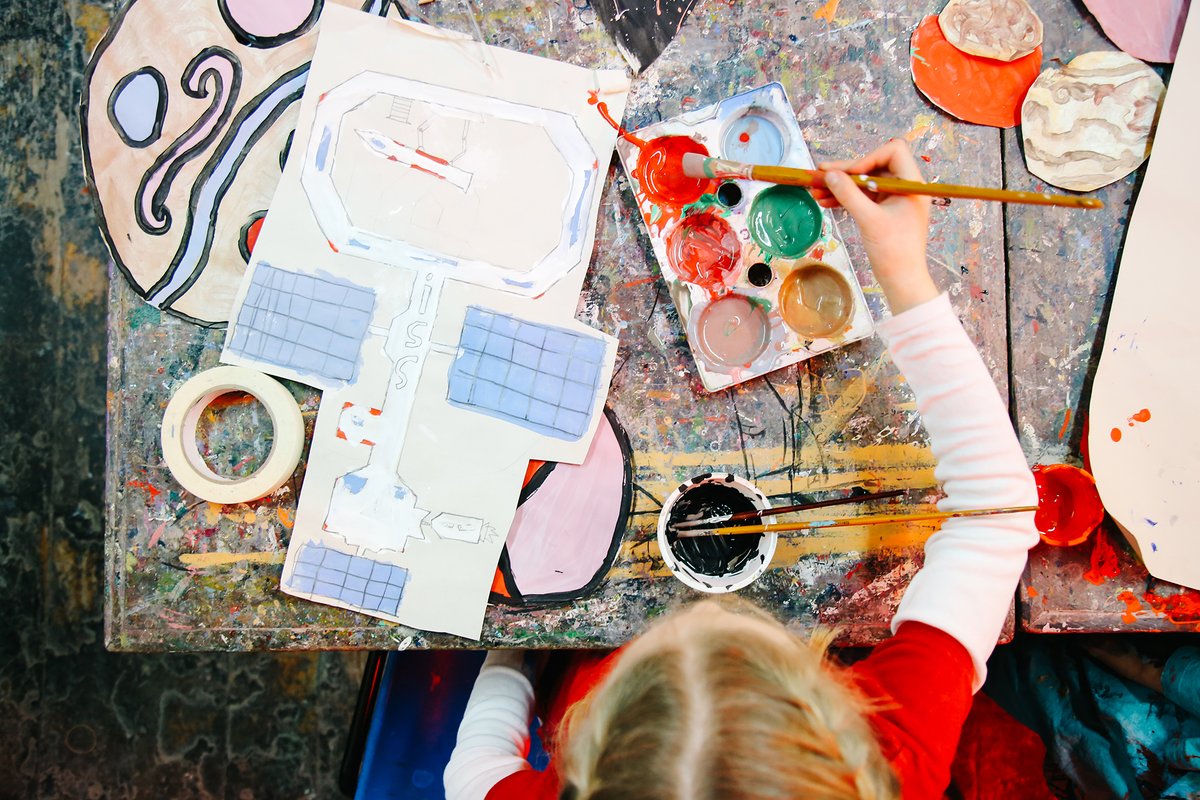 Things got intergalactic last week on our half term holiday art workshop! Well done to all who participated, aged 6 - 11! A good time had by all :)