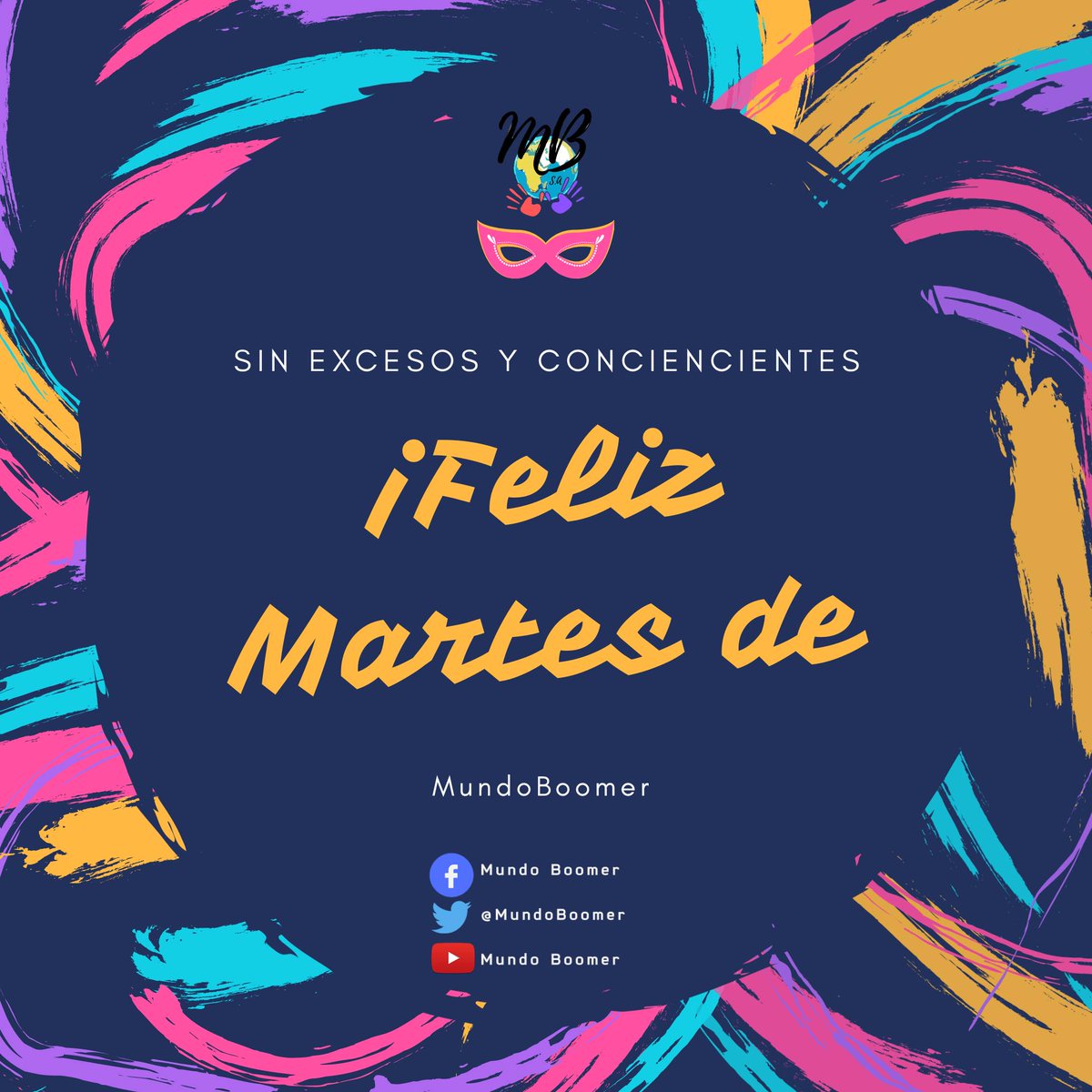 MundoBoomer's tweet photo. “¡Ay! La ra lá lá la
¡Ay! La ra lá
¡Ay! La ra lá lá la
Carnavalito”
Sin excesos y conscientes ahora en este  #Carnaval 💃🕺🎉
No te olvides de visitar nuestra web: 👇
https://t.co/W04ob0PyRb https://t.co/shlYv6ipDD