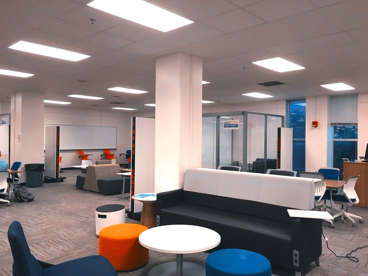 IDEASCenterUTA's tweet image. Stop by and see all of the changes we have been making to better serve our students!
Location: 2nd floor of the Central Library
Hours: 
Monday-Friday 8am-9pm
Saturday and Sunday 10am-4pm