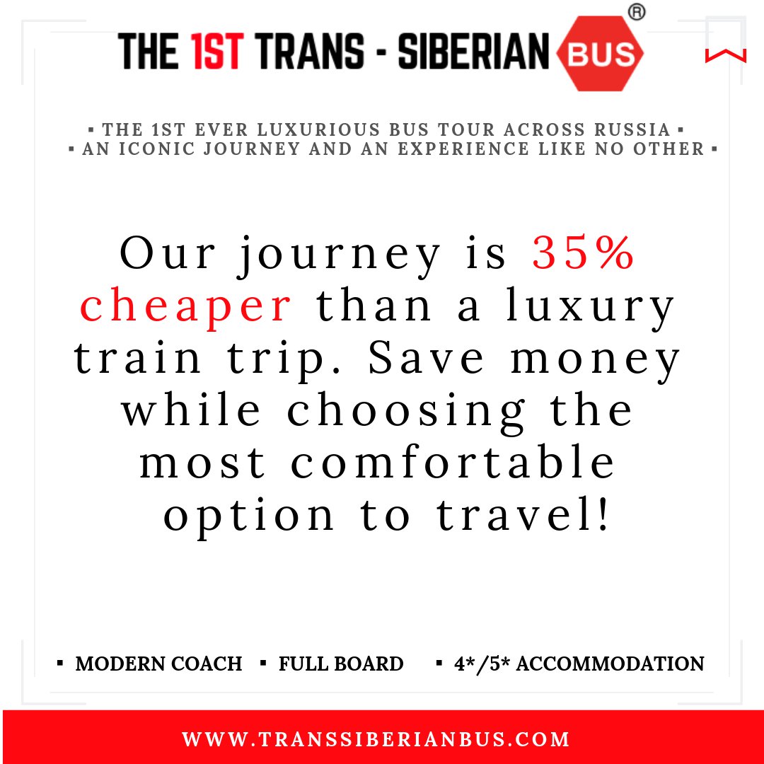 Transsib_bus's tweet photo. ✔ UK based company. Our service is fully protected, covered and insured following UK Travel Package Regulations 2018
✔ Welcome international customers
✔ Welcome local and international travel agents
▫
▫
 #luxurytravel #destination #traveladdict… https://t.co/Xo5gS2mscS https://t.co/lXyd2VnU5y