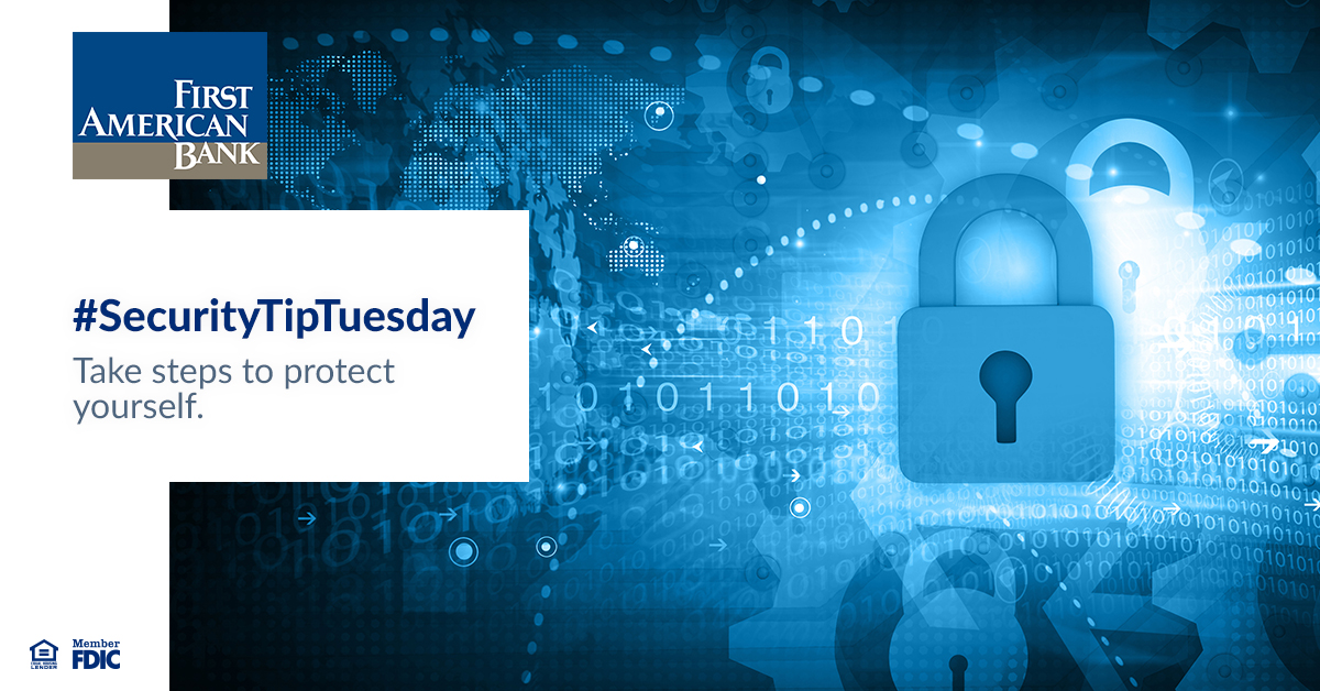 FirstAmBank's tweet photo. “Catfish” is a term for someone who assumes a fake identity online. Catfish are common on dating sites, where they often attempt to scam people out of money. Be wary of anyone you encounter on a dating site asking for money for any reason. #SecurityTipTuesday https://t.co/IQMxLs55uc