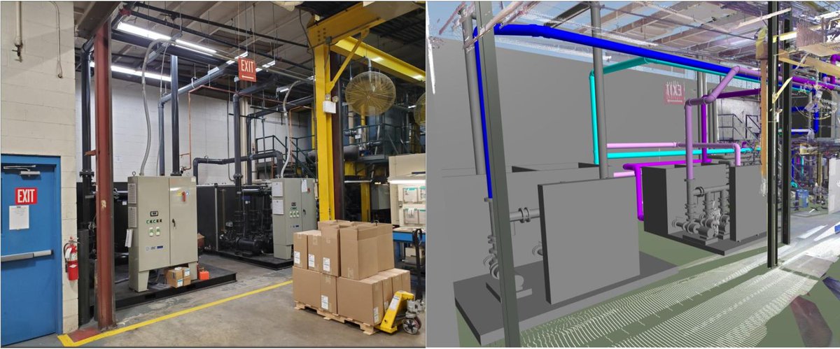 wmtspaeder's tweet photo. Frankie Davis and the rest of the Spaeder team completing our Citizens Bank renovation and Essentra Components chiller system installs. Great work from the design team to the hard working, highly skilled field crews. #wmtspaeder #revizto #faro #sysque #techtuesday https://t.co/CyWqx3Sbzz