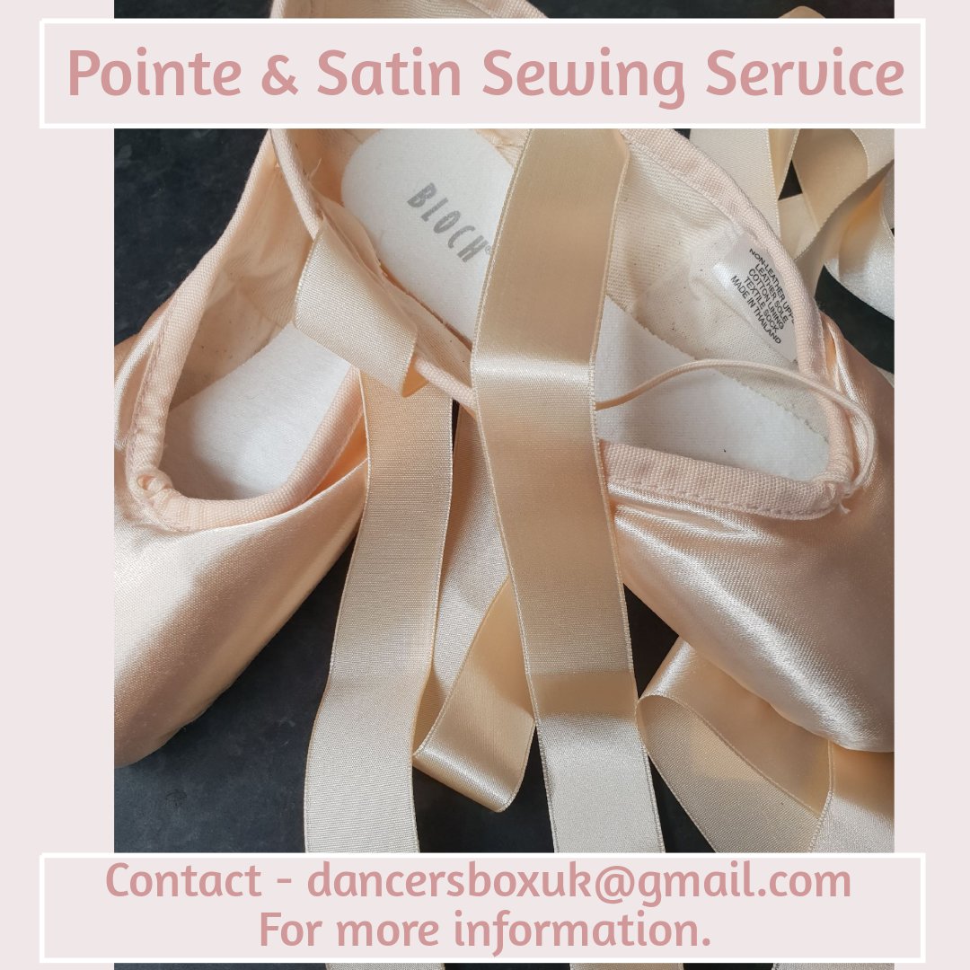 dancersboxuk's tweet photo. We offer an in-store Satin and Pointe ribbon sewing service.
-
Contact us for more information and prices:
dancersboxuk@gmail.com

-
#dancersboxuk #dbukteam #danceshop #pointeshoes #pointeshoefitting #sewing #sewingservice #ribonsewing #pointesewing #satinsewing https://t.co/okPynymDlc