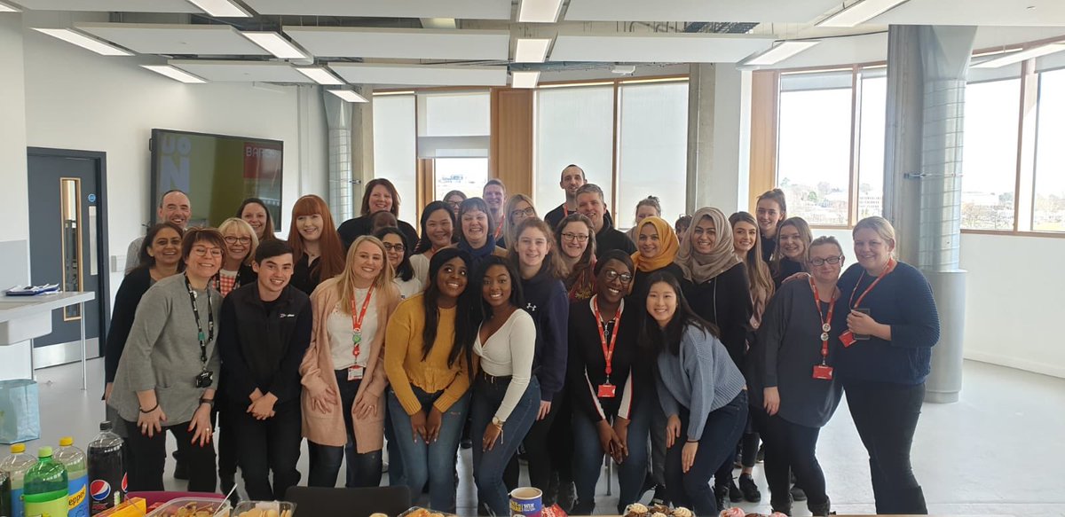 AdamsM_J's tweet photo. It was a pleasure to teach our @ot_uon 3rd yr #StudentOTs on their last day in uni before heading off on their final placement!! We followed up #CPD and #CareerDevelopmentFramework teaching with a shared lunch. It’s been great working with you all - have a fantastic placement! https://t.co/8NI9QhoH8v