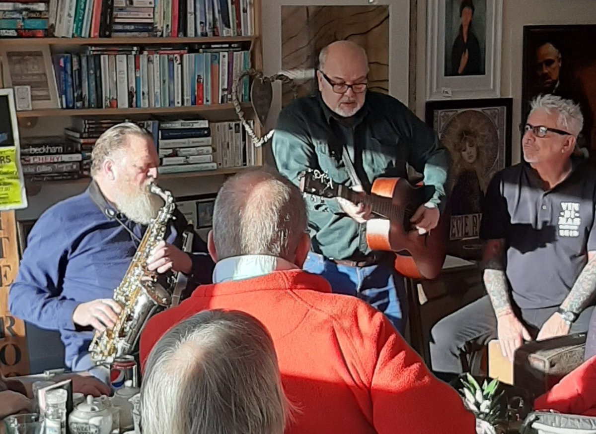 Tomorrow we host the free Wednesday music and poetry session. Pop in!