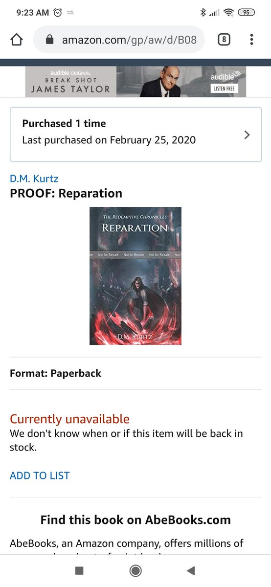 DMKurtz117's tweet image. Proof copy is officially on its way to me! #excited #finalstep