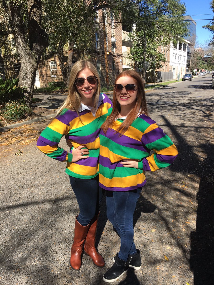 Happy #FatTuesday! A 2017 Mardi Gras throwback with <a href="/AmandaLaBrot/">Amanda LaBrot</a>!