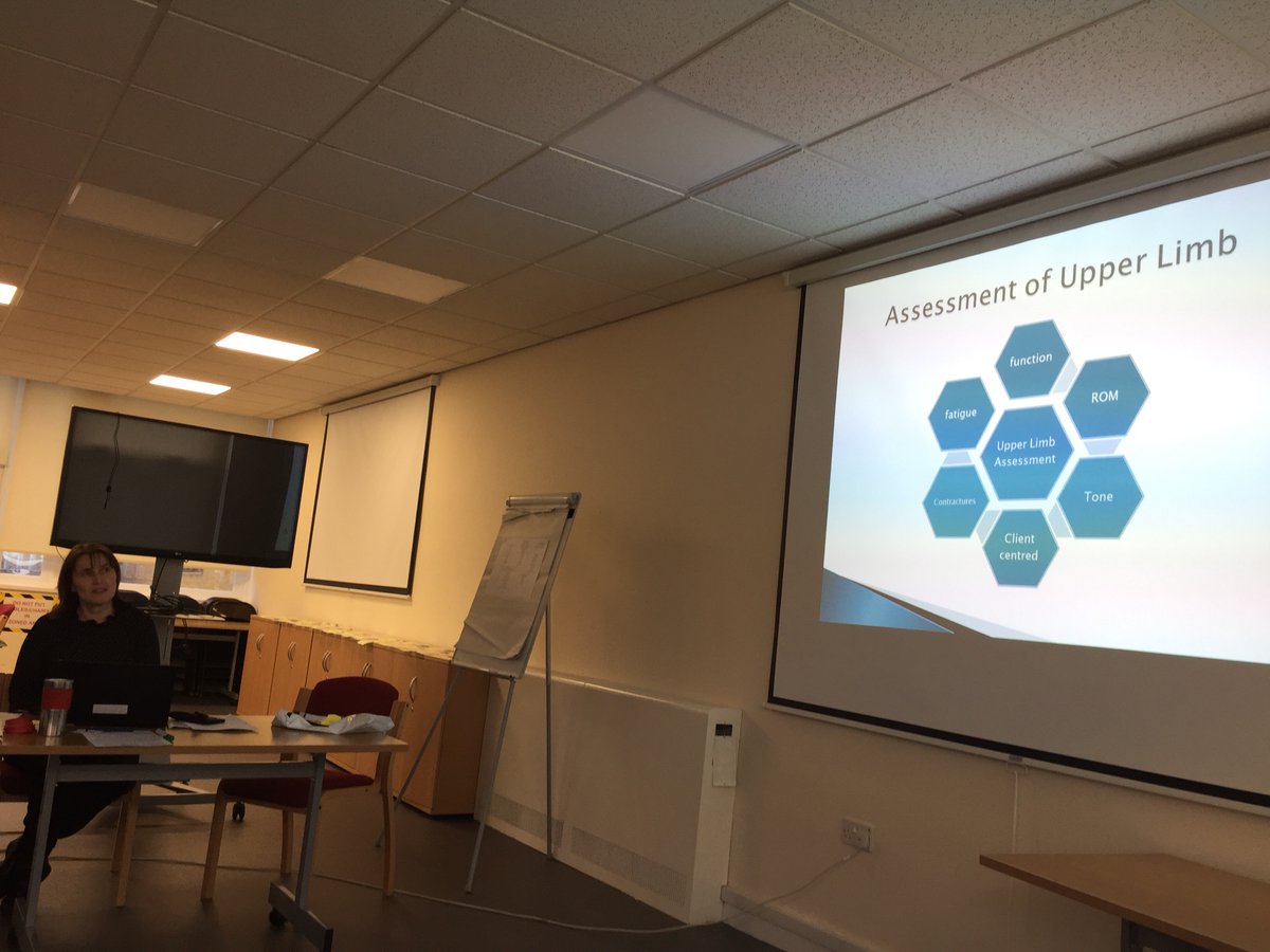 <a href="/demelza_stuart/">Demelza Stuart</a> <a href="/MDUK_News/">Muscular Dystrophy UK</a> <a href="/theRCOT/">Royal College of Occupational Therapists</a> Denise from the <a href="/AlderHey/">🏥 Alder Hey 💙</a> muscle team talking about client-centred and meaningful upper limb assessments