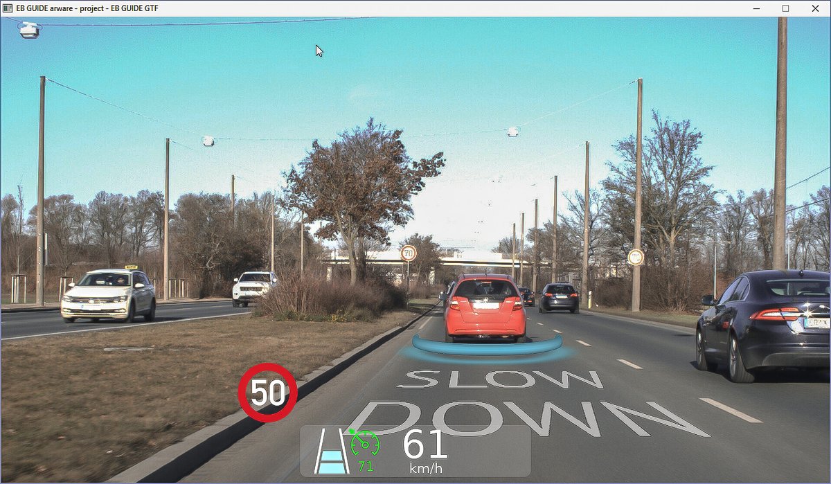 _Elektrobit's tweet photo. Let EB assist you in the creation of advanced #augmentedreality #HUD! EB GUIDE arware is a toolkit that enables the creation of augmented reality solutions for advanced head-up displays. Discover the new features here: https://t.co/jGBdZkNrTZ
#EBGUIDE #AR #DriveWithEB https://t.co/GWDNhvmhDC