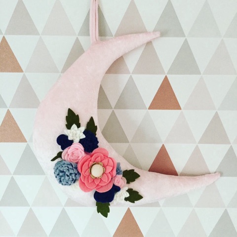 How stunning is this made with Raindrops Boutique products by the wonderful <a href="/birdieandmudge/">birdie&mudge</a> We absolutely love them. raindropsboutique.co.uk #Velvet #fabric #handmade #moon #memade #stunning