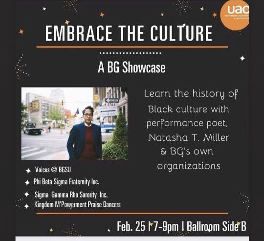 Tonight we will performing at <a href="/BGSU_UAO/">UAO</a>’s Embrace the Culture showcase! ☺️