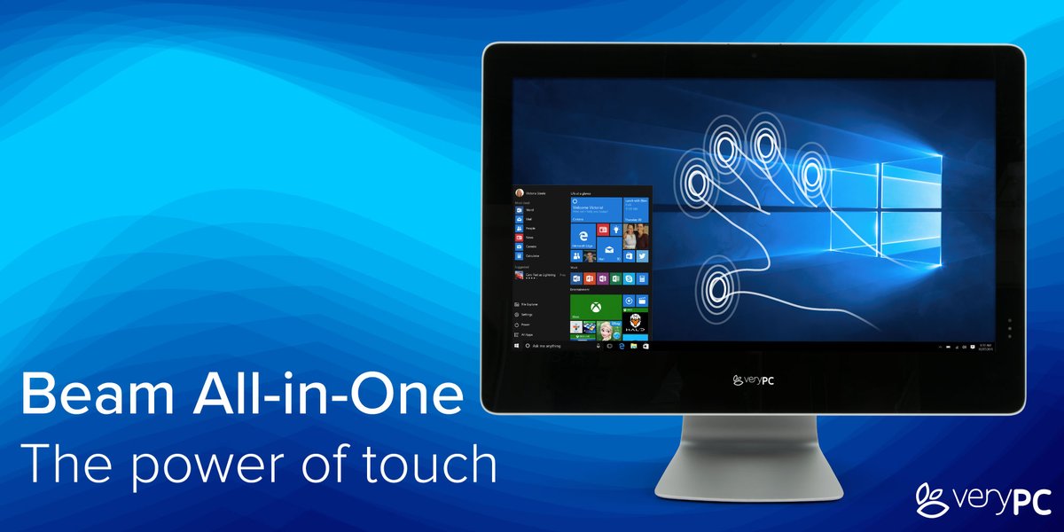 verypc's tweet image. Experience the power of touch with the #VeryPC Beam on its beautiful 21.5&quot; hard glass display.

You can find out more information about the Beam on our website here 👉 bit.ly/39sWRAP #AllinOne #DesktopComputing #TouchScreen