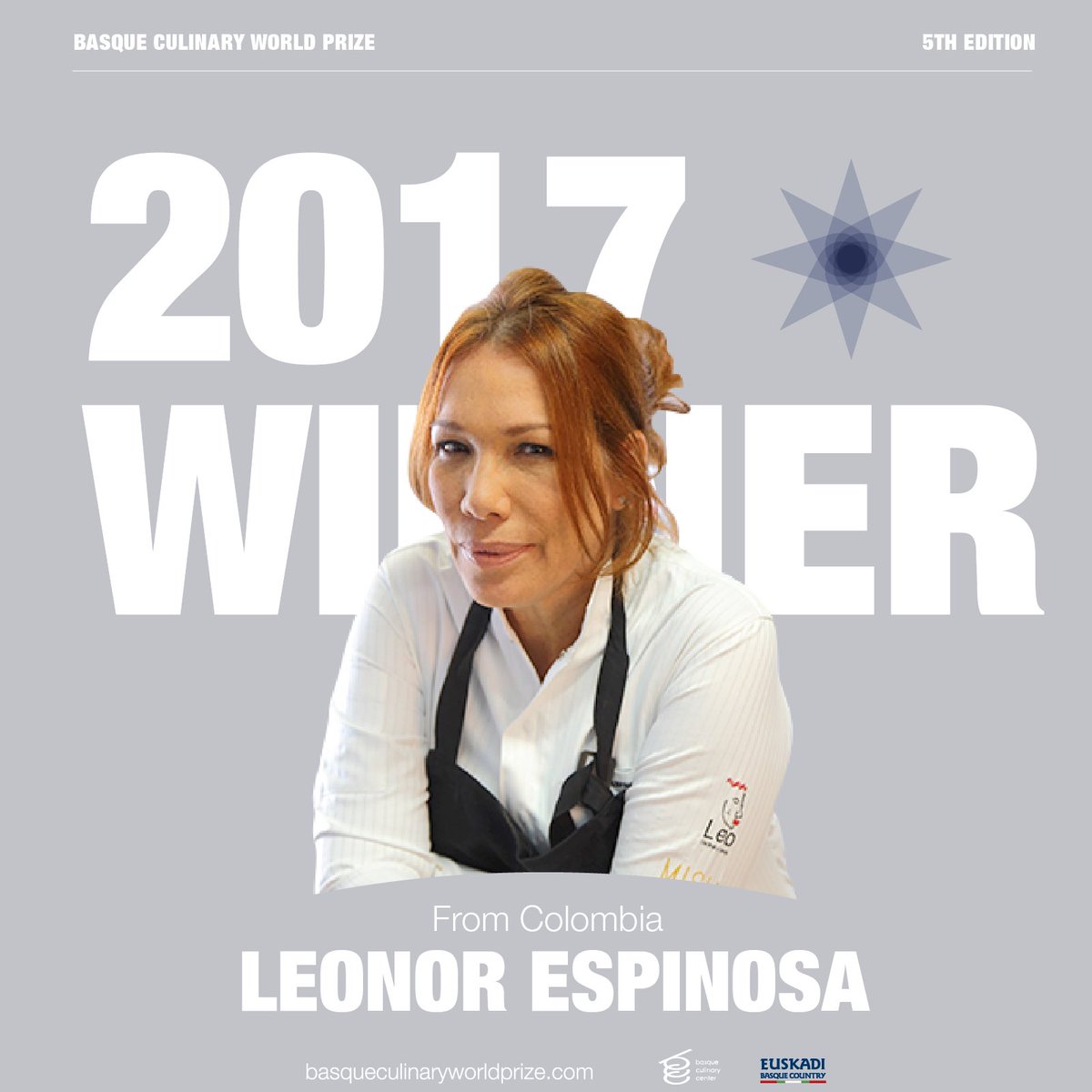 BCulinaryWP's tweet photo. Leonor Espinosa #bcwp17 winner has revived the ancestral knowledge of mainly indigenous and Afro-Colombian peoples to turn their biological and cultural heritage into tools for socio-economic development.
Nominate a chef who is transforming society through gastronomy! #bcwp2020 https://t.co/DhyDdDFI71