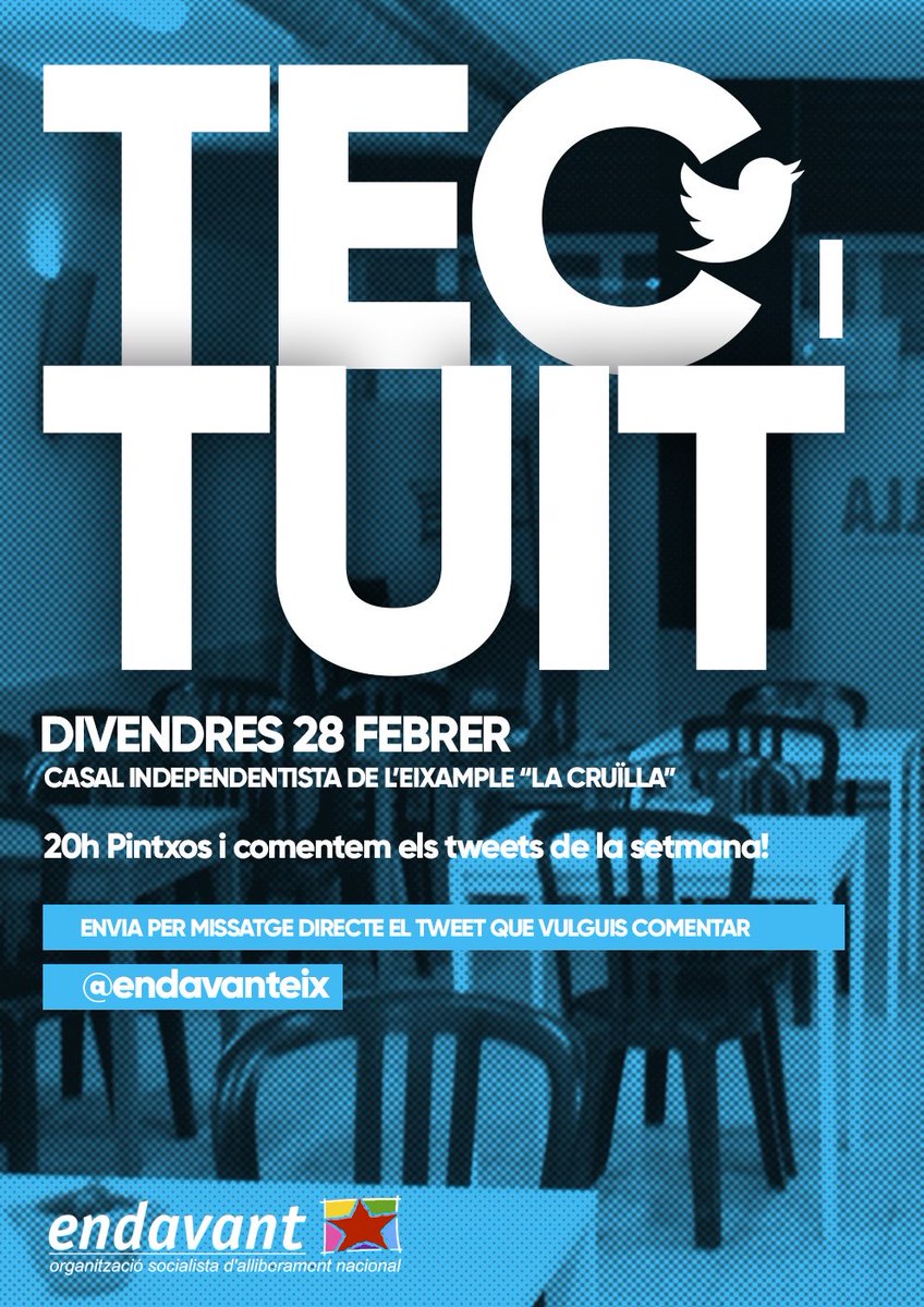 endavanteix's tweet photo. Divendres tenim una cita d'actualitat! https://t.co/Jpor8PO4sk