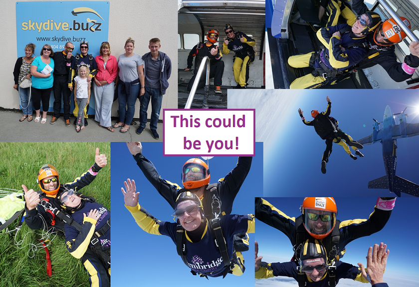 AAAAAHHHHH! <- Would you like to make that sound while jumping out of a plane at 10,000ft? A growing team from across @CLCHNHSTrust are taking to the skies on Friday 1 May for a mass skydive! Read about joining them https://t.co/oOX8tXMVWj or sponsor at https://t.co/b6VS1xFFu7