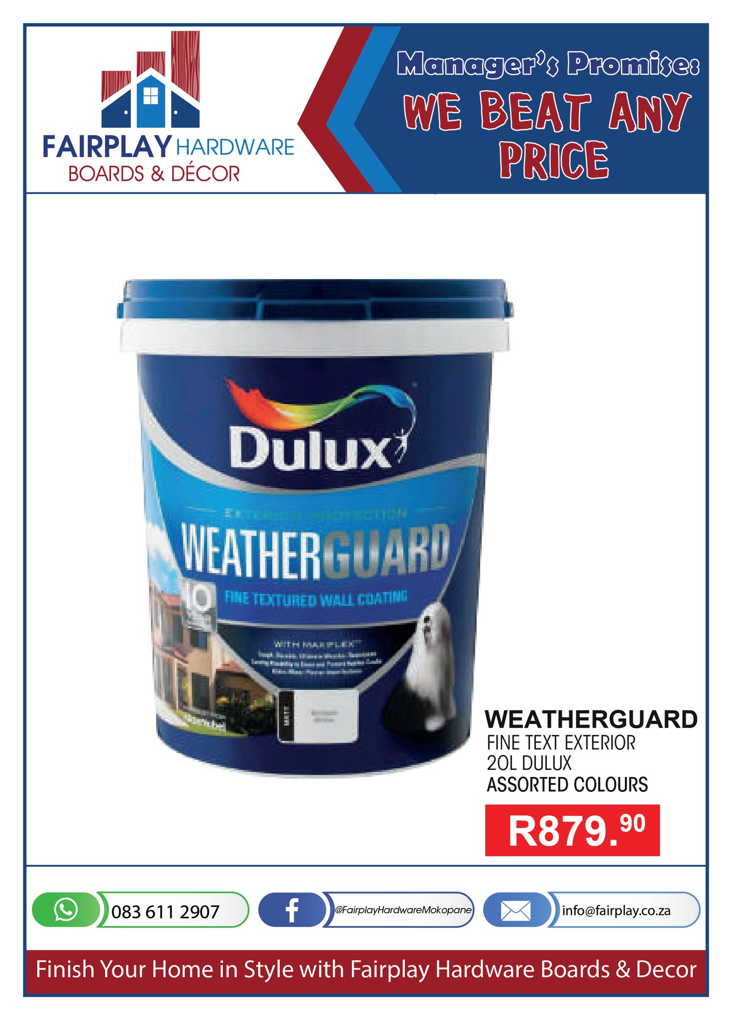 Dulux Botswana Dulux Weatherguard Ultrasmooth Is A Facebook, 49 OFF