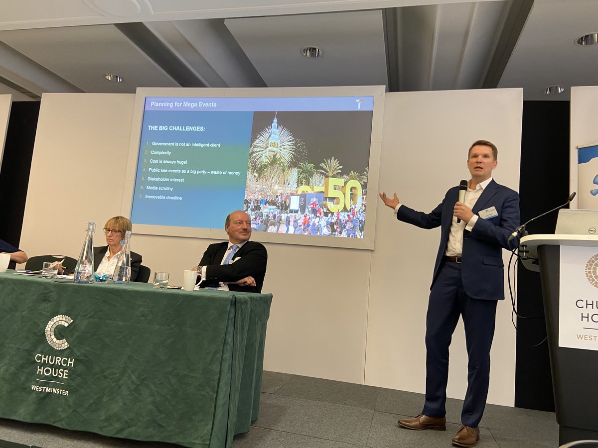 MPAssociation's tweet photo. Finally, James Bulley, @TrivandiConsult gives comparisons between the construction industry and mega industry approaches to planning #mpaevent https://t.co/IKBcRb8PvN